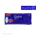 نوار بهداشتی گلریز ضخیم با لایه رویی مشبک – سایز L بسته ۱۰ عددی
