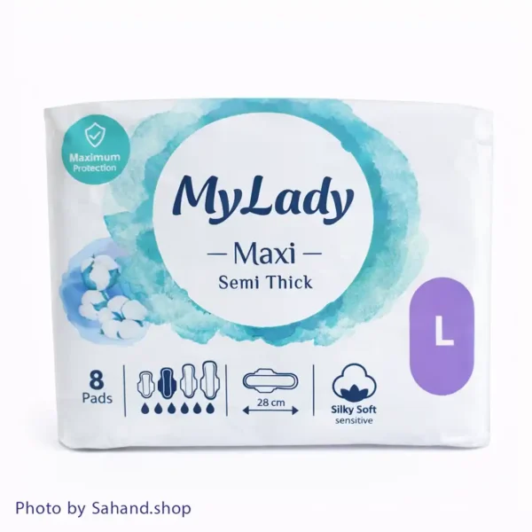 نوار بهداشتی مای لیدی مدل Maxi نیمه ضخیم سایز L - Image 2