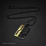 گردنبند مردانه استیل طرح LV - Image 3