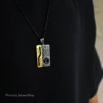 گردنبند مردانه استیل طرح LV - Image 5