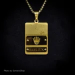 گردنبند مردانه استیل مدل Rolex - Image 2