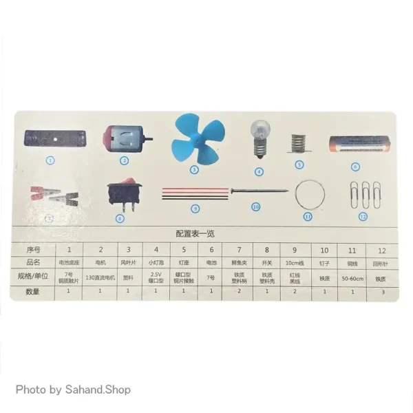 ست آموزشی و آزمایشگاهی برق – مدل XS9-K130-1 - Image 3