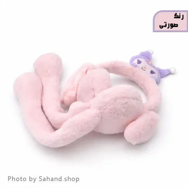گوش‌گیر پمپی کرومی بنفش - Image 3