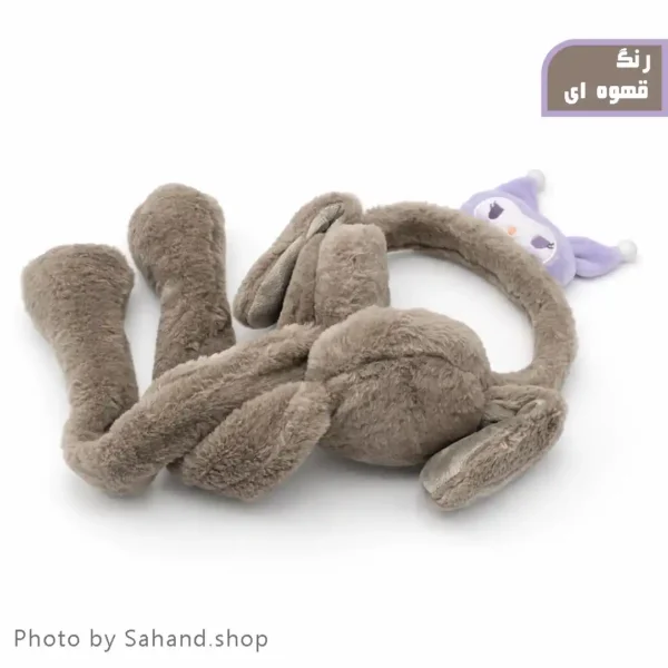 گوش‌گیر پمپی کرومی بنفش - Image 4