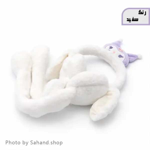 گوش‌گیر پمپی کرومی بنفش - Image 6