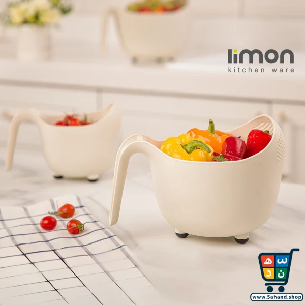 آبکش برنج‌شوی لیمون limon – سایز متوسط - Image 4