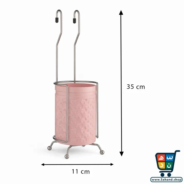 جا قاشقی آویز لیمون Limon - پایه استیل طرح گل - Image 2