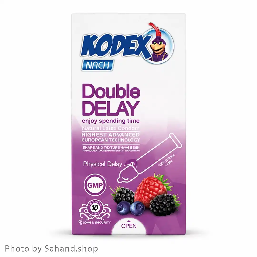 kodex110_6_11zon کاندوم کدکس مدل تاخیری بسته ۱۲ عددی - Image 1