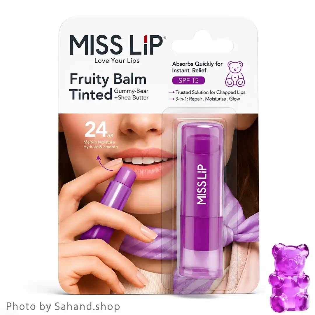 misslip120_15_11zon بالم لب میس لیپ مدل Gummy-Bear رایحه پاستیل خرسی - Image 1