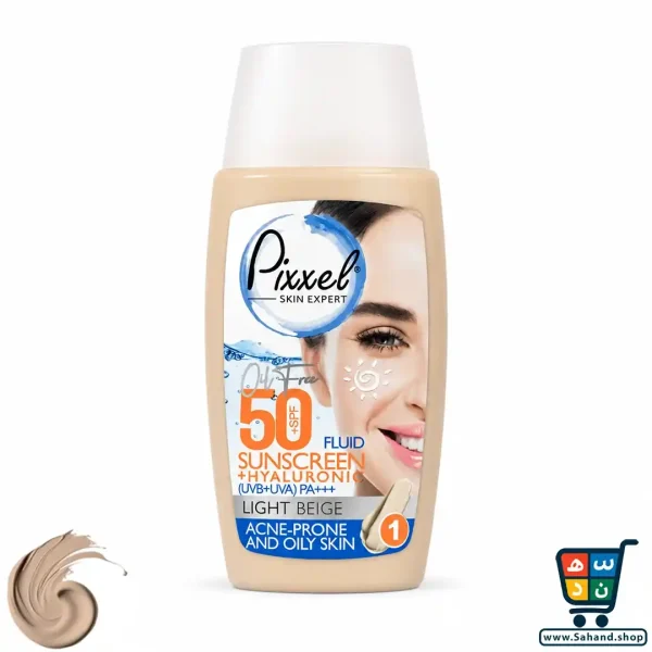 کرم ضد آفتاب رنگی پیکسل SPF 50 مدل مناسب پوست چرب و آکنه‌دار - Image 9